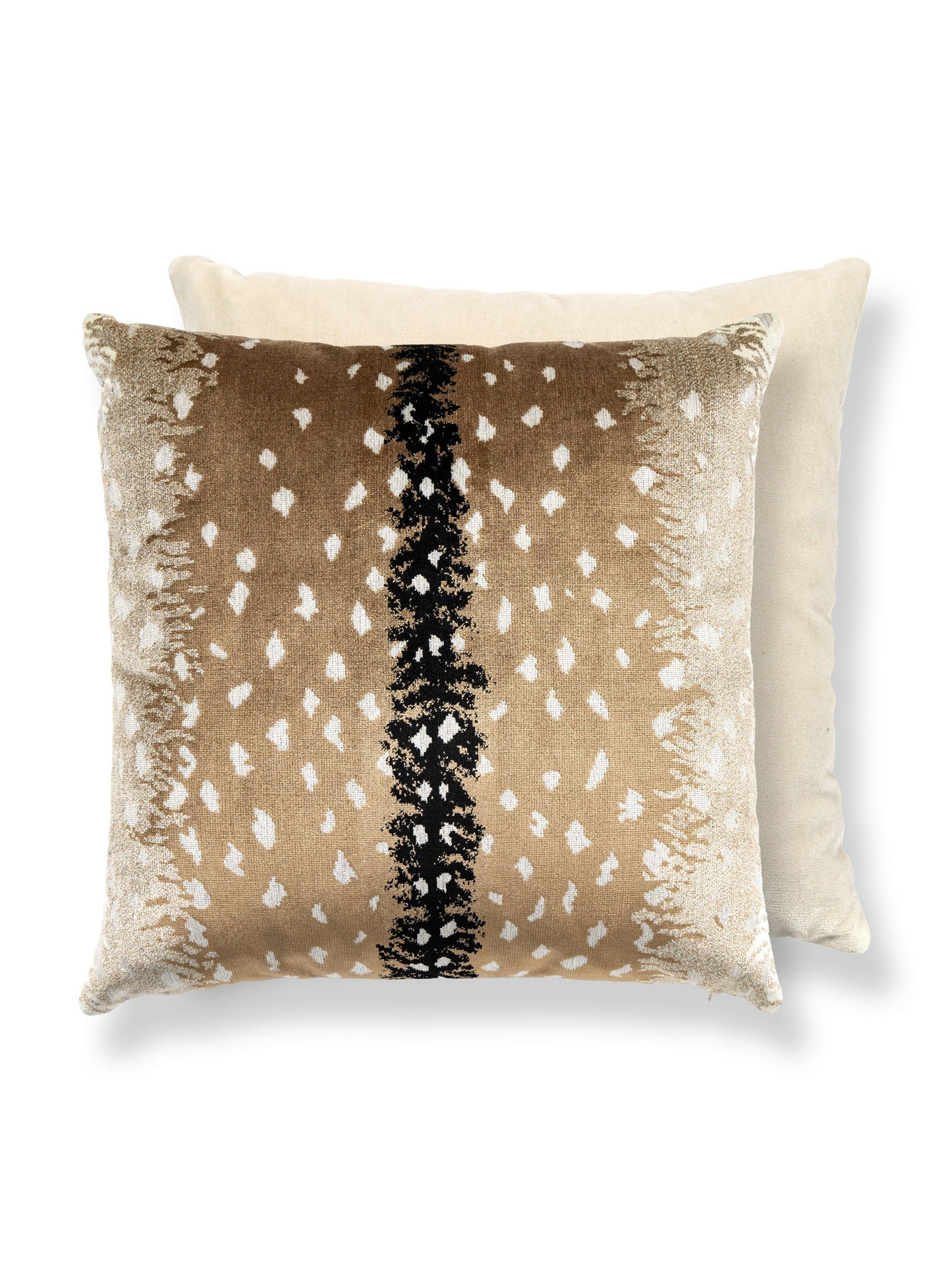 SCALAMANDRE PILLOWS   ANIMAL SKIN 
DOTS / CIRCLES SQUARE    - AL 0001TDDKBOHE