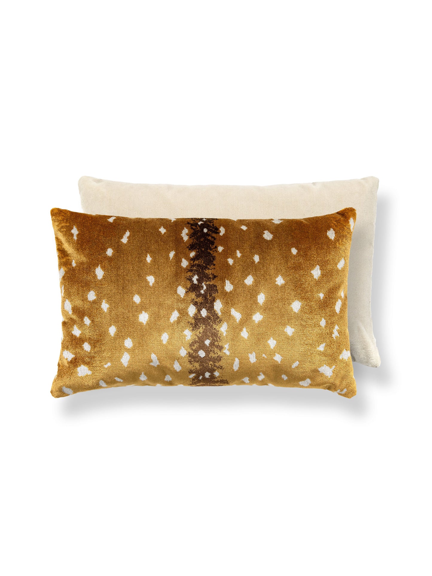 SCALAMANDRE PILLOWS   ANIMAL SKIN 
DOTS / CIRCLES LUMBAR    - AL 0002MBDKBOHE