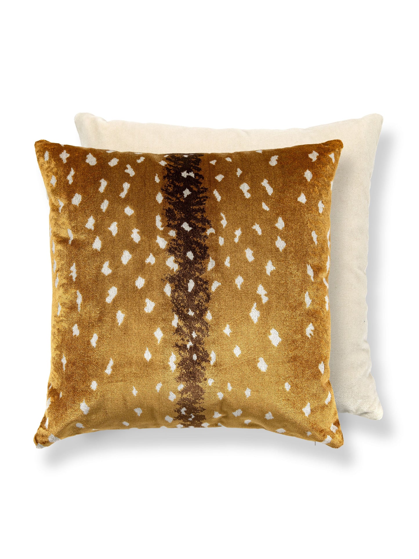 SCALAMANDRE PILLOWS   ANIMAL SKIN 
DOTS / CIRCLES SQUARE    - AL 0002TDDKBOHE NEW SKU # ALTDDKBOHE0002