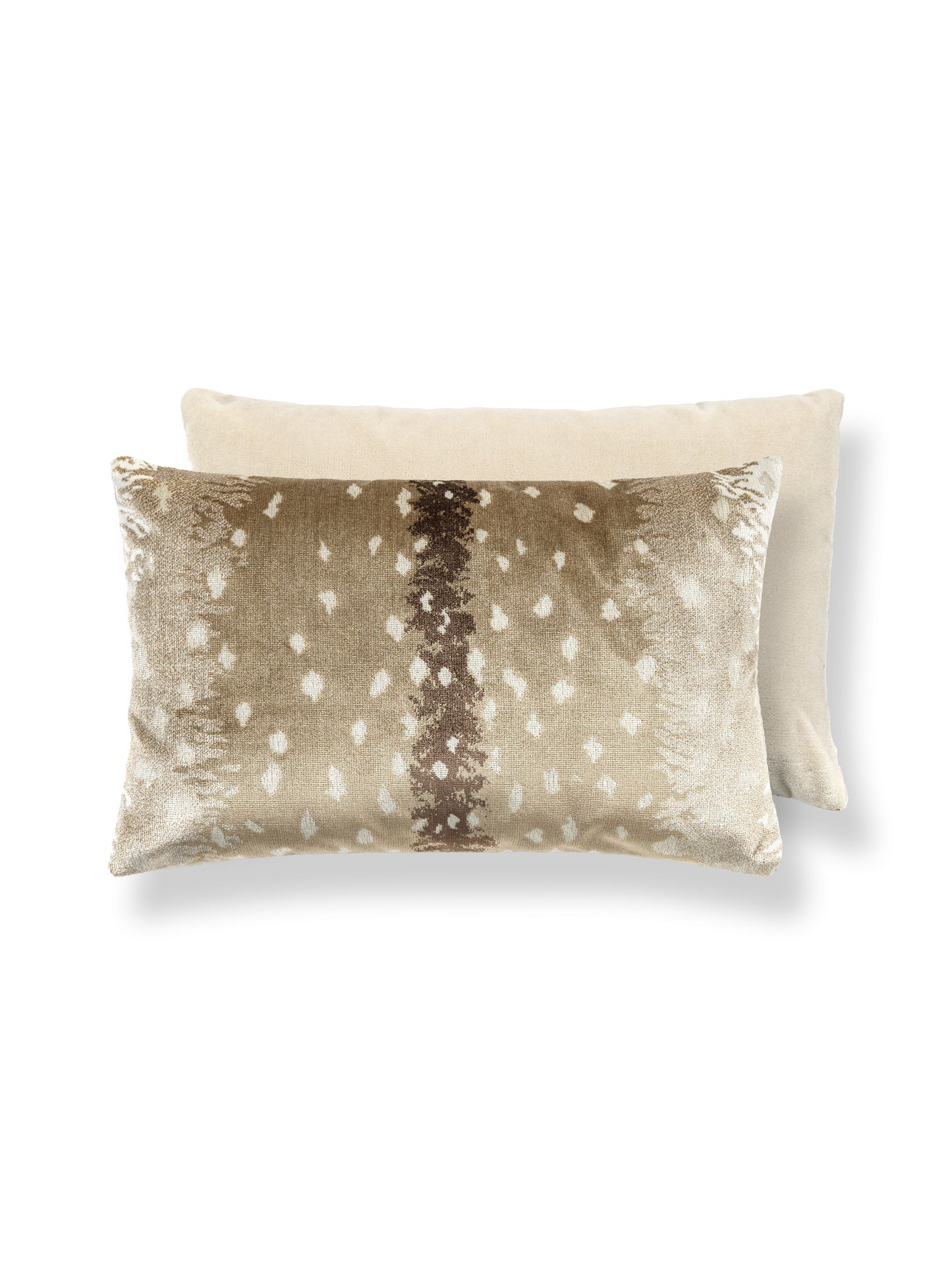 SCALAMANDRE PILLOWS   ANIMAL SKIN 
DOTS / CIRCLES LUMBAR    - AL 0003MBDKBOHE