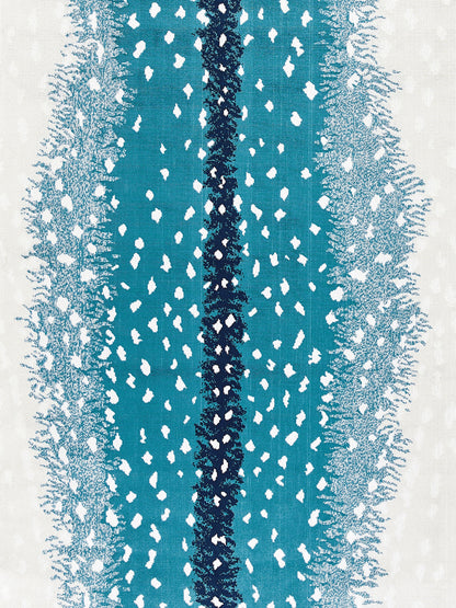 SCALAMANDRE  ANTELOPE FABRIC PEACOCK   - AL 0005BOHE NEW SKU # ALBOHE0005