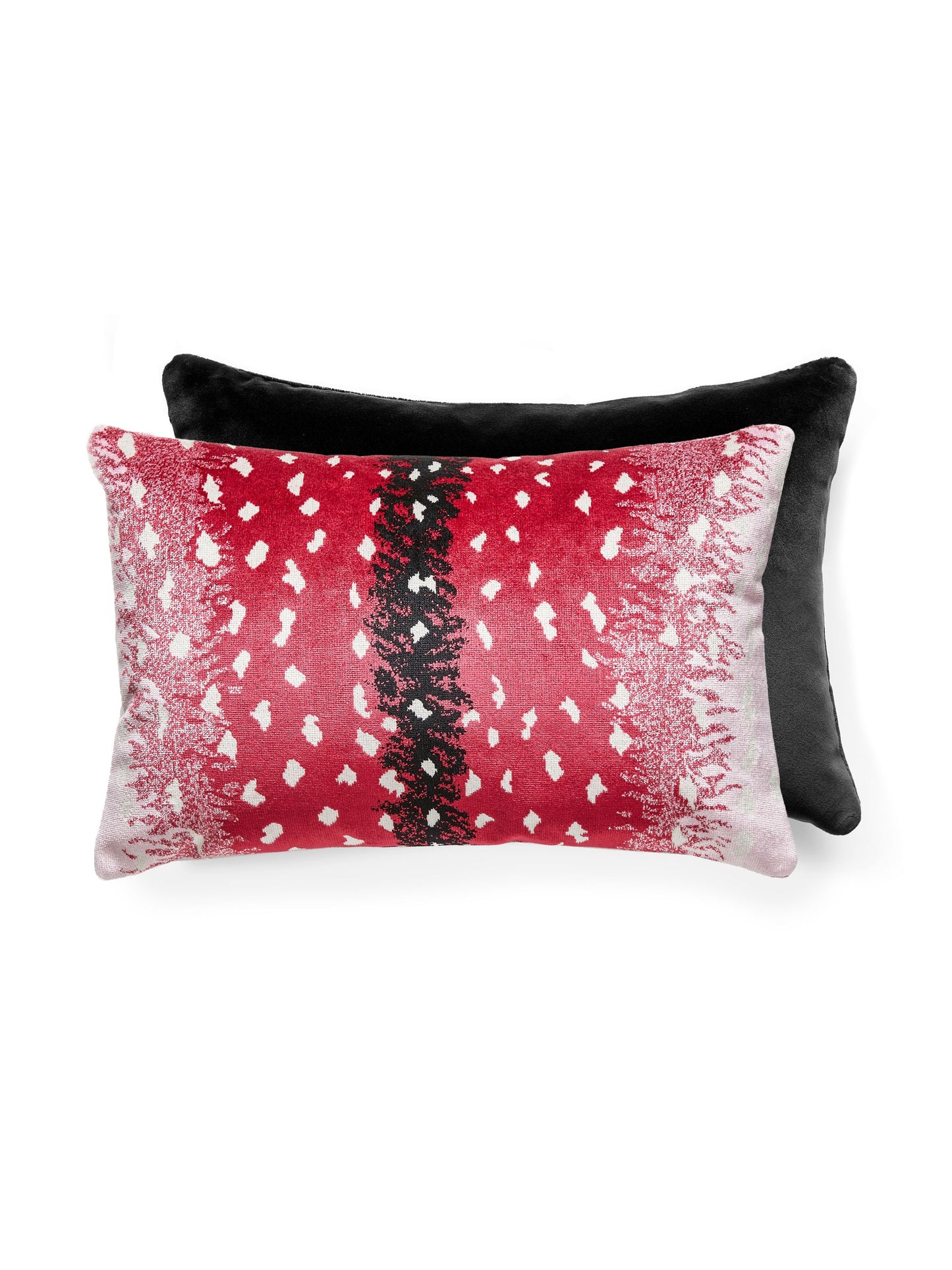 SCALAMANDRE PILLOWS   ANIMAL SKIN 
DOTS / CIRCLES LUMBAR    - AL 0006MBDKBOHE NEW SKU # ALMBDKBOHE0006