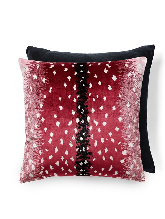 SCALAMANDRE PILLOWS   ANIMAL SKIN 
DOTS / CIRCLES SQUARE    - AL 0006TDDKBOHE NEW SKU # ALTDDKBOHE0006