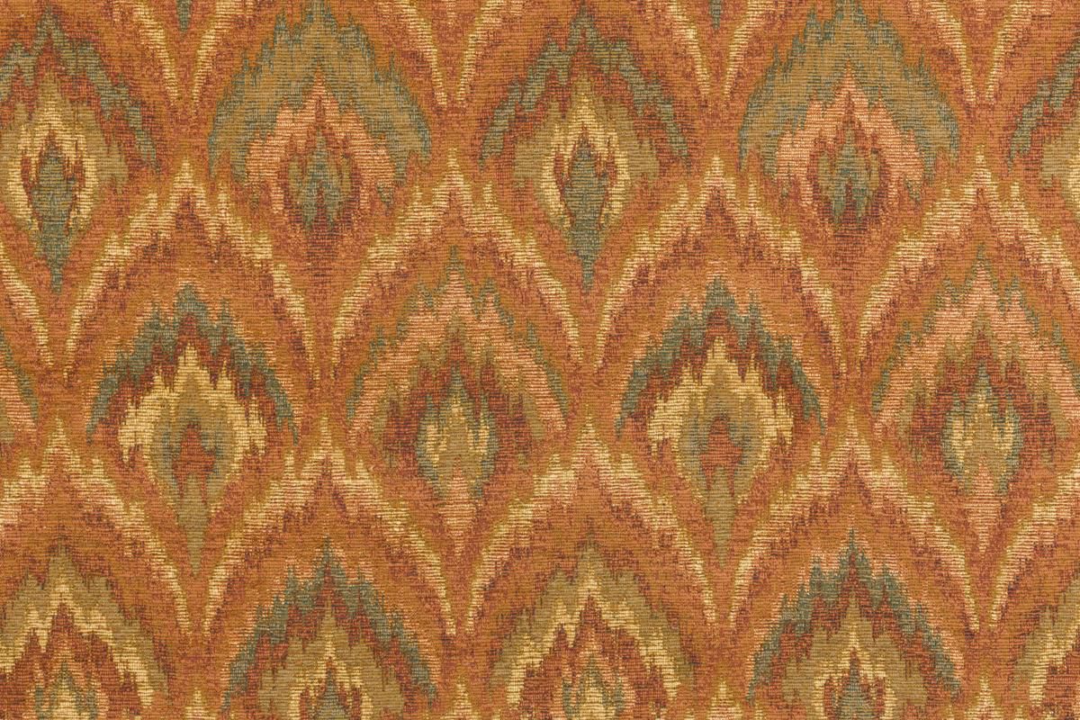 SCALAMANDRE OUTLET  FABRIC TOPKAPI FLAMESTITCH  FABRIC BRONZE   - AL 0614ASM4