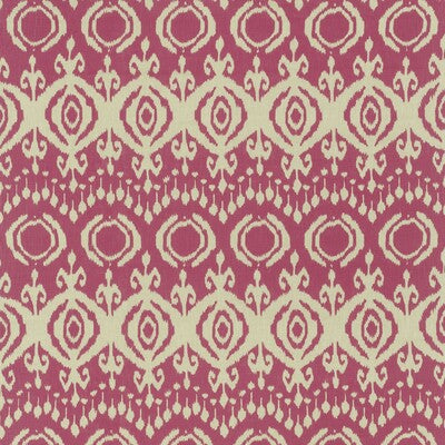 KRAVET COUTURE PRINT IKAT/SOUTHWEST/KILIMS IVORY,FUSCHIA,PINK   - AM100290.7.0