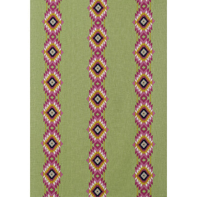 KRAVET COUTURE PRINT IKAT/SOUTHWEST/KILIMS GREEN,PINK,MULTI   - AM100305.317.0