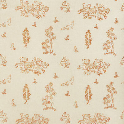 KRAVET COUTURE PRINT NOVELTY BEIGE,ORANGE,   - AM100318.12.0