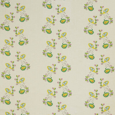 KRAVET COUTURE PRINT  IVORY,YELLOW,GREEN   - AM100321.340.0