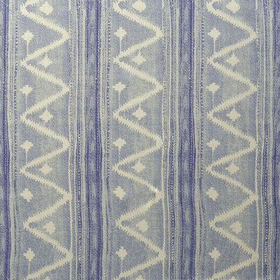 KRAVET COUTURE PRINT IKAT/SOUTHWEST/KILIMS BLUE,IVORY,INDIGO   - AM100340.5.0