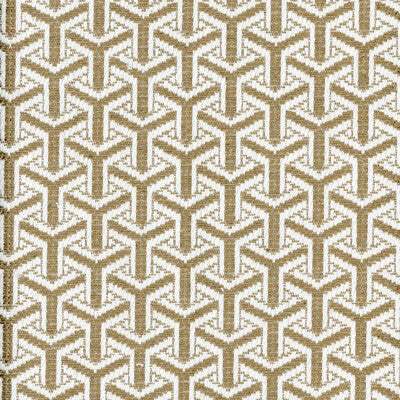 KRAVET COUTURE  GEOMETRIC BRONZE,WHITE,BROWN   - AM100343.6.0