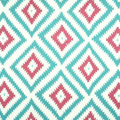 KRAVET COUTURE INDOOR / OUTDOOR GEOMETRIC TURQUOISE,PINK,   - AM100348.1317.0