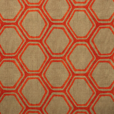 KRAVET COUTURE PRINT IKAT/SOUTHWEST/KILIMS BROWN,ORANGE,   - AM100408.612.0