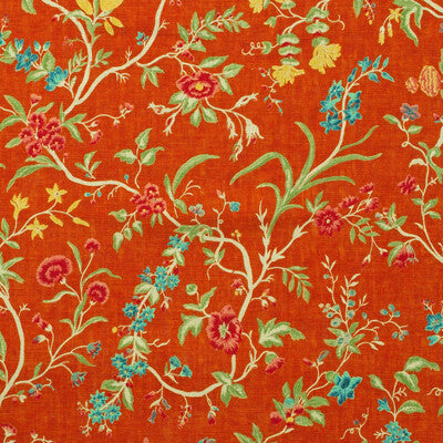 KRAVET COUTURE PRINT  ORANGE,PINK,   - AM100409.12.0