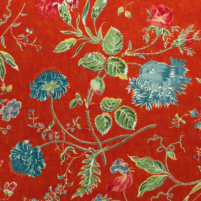 KRAVET COUTURE PRINT  ORANGE,BLUE,PINK   - AM100412.615.0