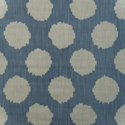 KRAVET COUTURE PRINT IKAT/SOUTHWEST/KILIMS BLUE,IVORY,BLUE   - AM100444.5.0