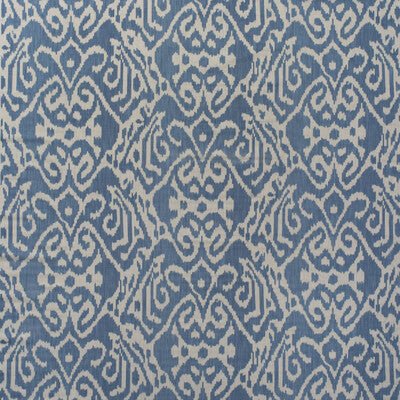 KRAVET COUTURE PRINT IKAT/SOUTHWEST/KILIMS BLUE,IVORY,BLUE   - AM100448.5.0