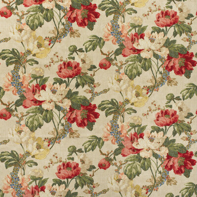 KRAVET COUTURE PRINT BOTANICAL & FLORAL RED,GREEN,RED   - AM100449.916.0