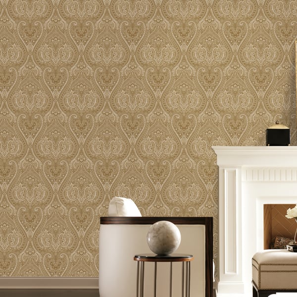 Galerie Wallcoverings Zen Lace  Galerie Wallcoverings  Gold   - AM22002-1