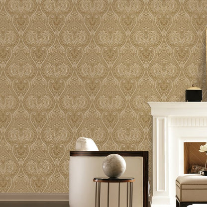 Galerie Wallcoverings Zen Lace  Galerie Wallcoverings  Gold   - AM22002-1