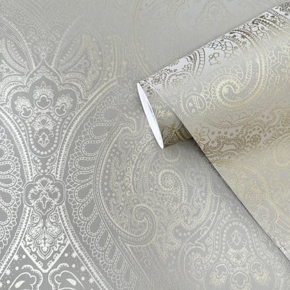 Galerie Wallcoverings Zen Lace  Galerie Wallcoverings  Bronze, Brown   - AM22002-2