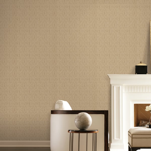 Galerie Wallcoverings Elegance Loose Weave Galerie Wallcoverings  Gold   - AM22003-2
