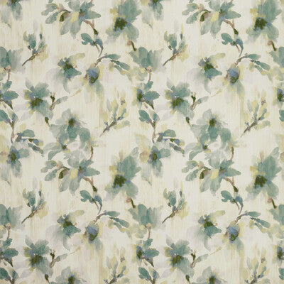 KRAVET BASICS PRINT MODERN IVORY,TEAL,CHARTREUSE   - AMANDIERS.315.0