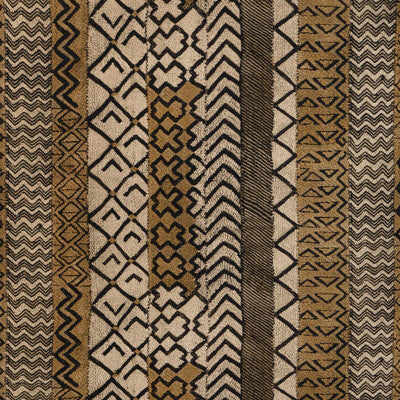 KRAVET DESIGN PRINT STRIPES BROWN,BLACK,   - AMARI.86.0