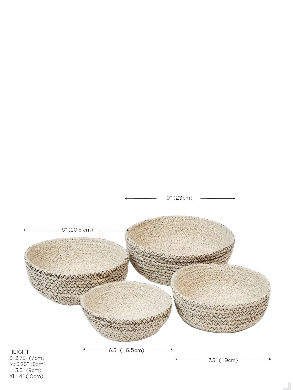 Amari  Round Bowl - Brown (Set of 4)