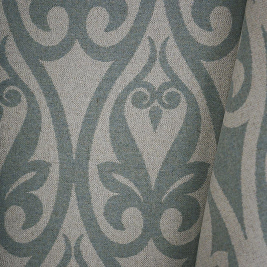 JF Fabrics JF Studio AMAROSA 62 Fabric Traditional,Transitional,Contemporary,Floral Blue,Creme,Beige  Damask,Jacquard,Wool - 5498962 SJ101