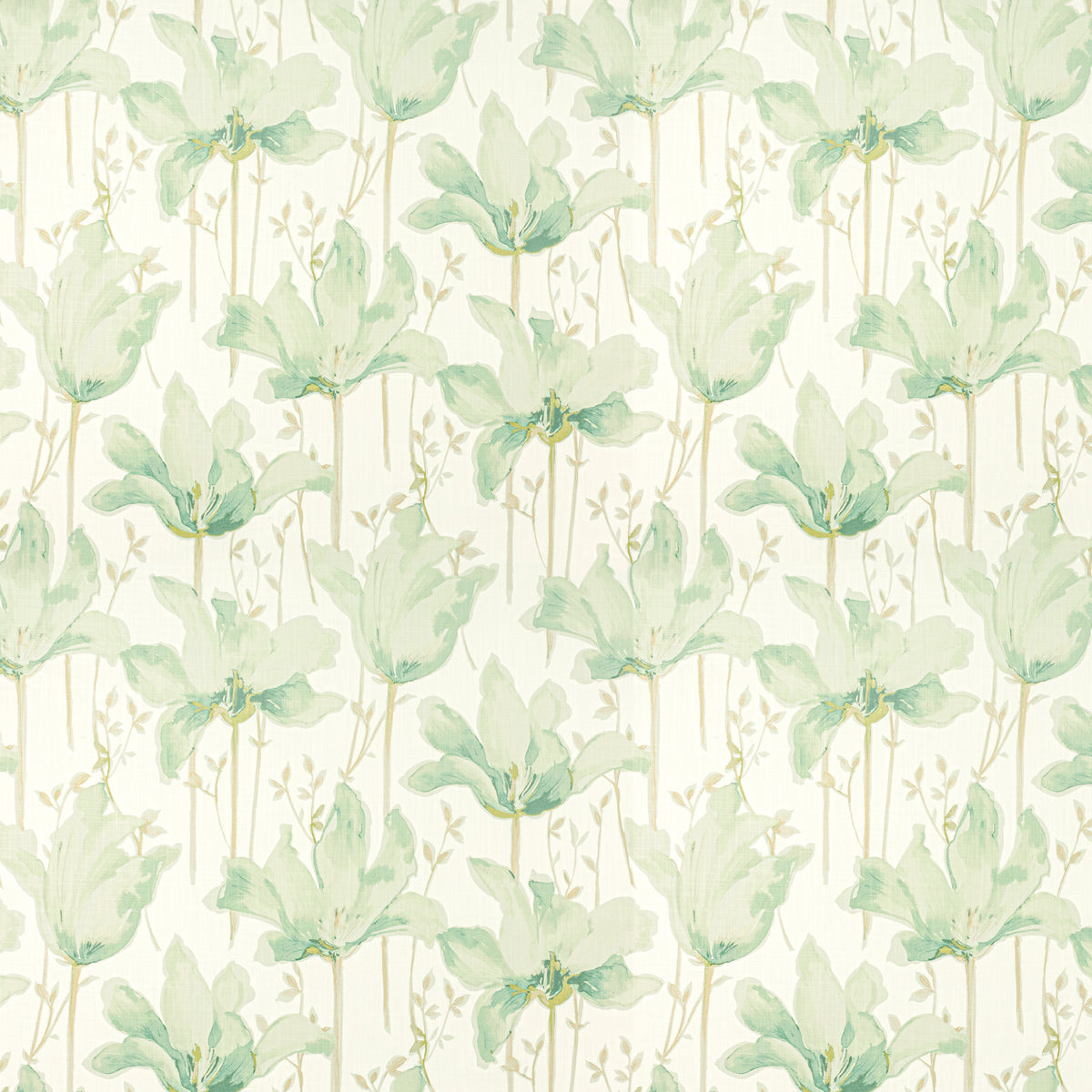 STOUT TEXTILES  MULTIPURPOSE,PRINT TRANSITIONAL,, FLORAL SAGE   - AMAT-2
