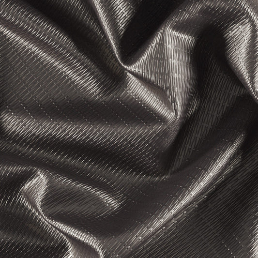 JF Fabrics AMULET 35 Fabric Metallic, Basketweave, Texture Steel, Taupe  Vinyl, Vegan Leather - 8935435 J9011
