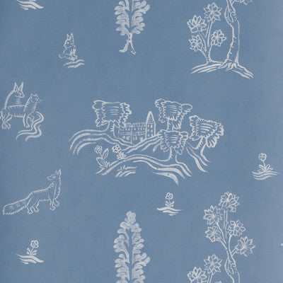 KRAVET COUTURE WYCHWOOD PRINT--NOVELTY- NAVY   - AMW10057.5.0