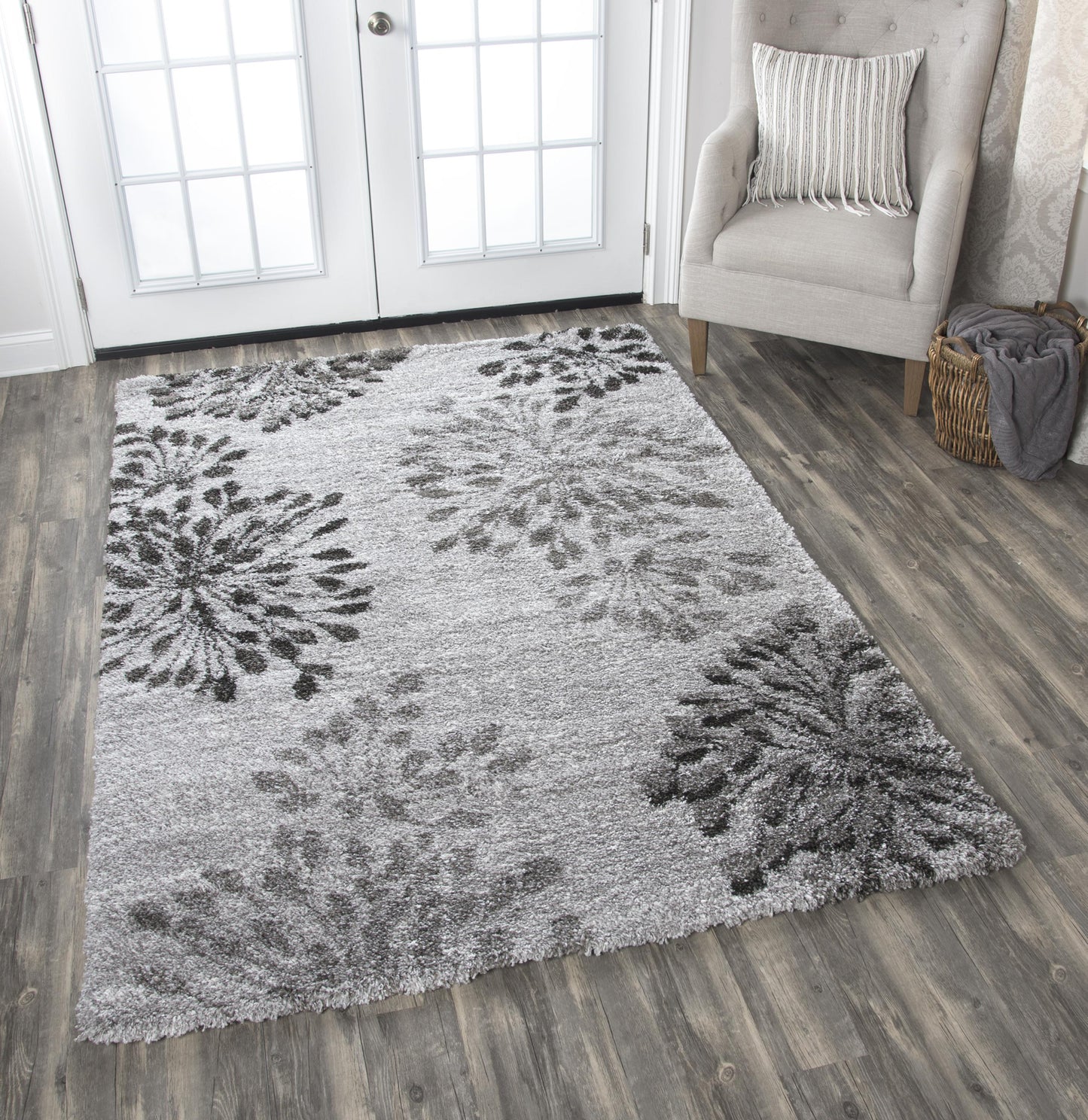 RIZZY HOME RUGS Adana   Shag 5' x 7"    - ADAAN699A00335373