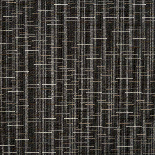 JF Fabrics Crypton ANCASTER 99 Fabric Traditional,Transitional,Contemporary,Stripe Black  Jacquard,Texture - 5739999 J6861