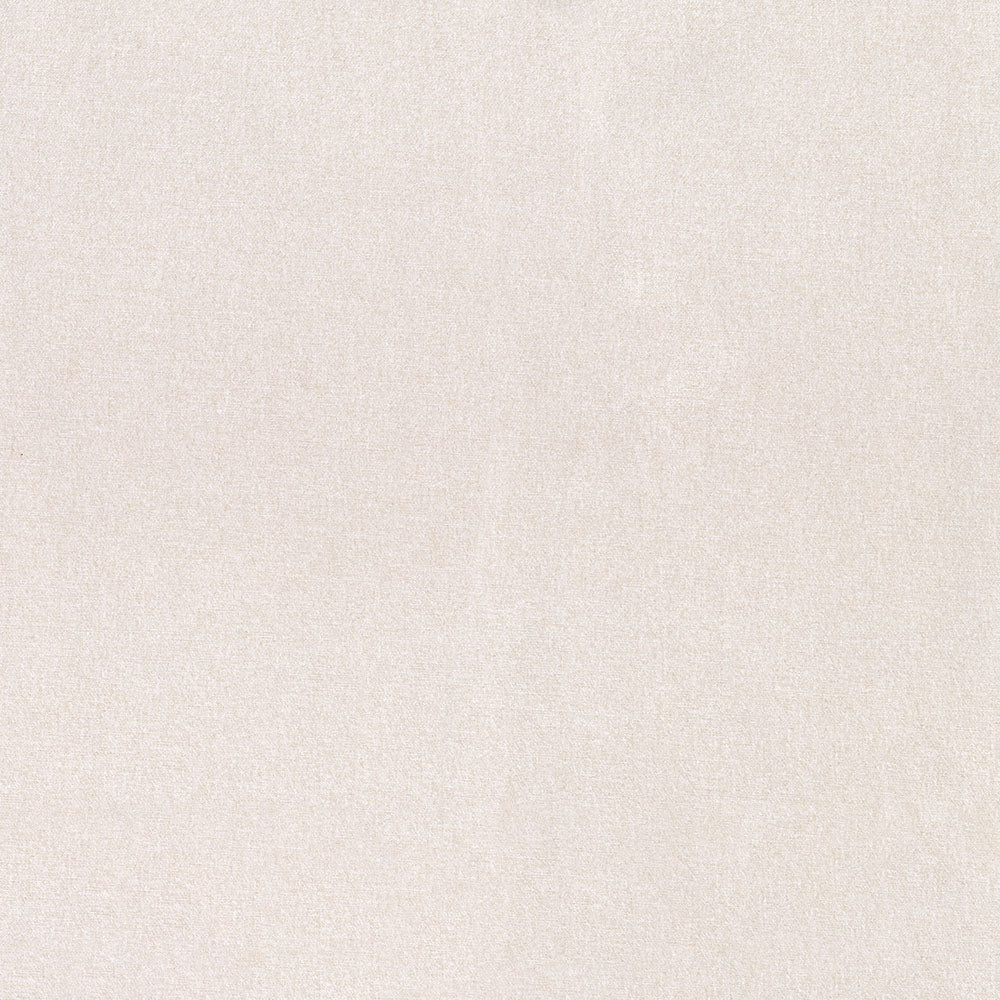 Cream solid fabric with a soft woven texture.