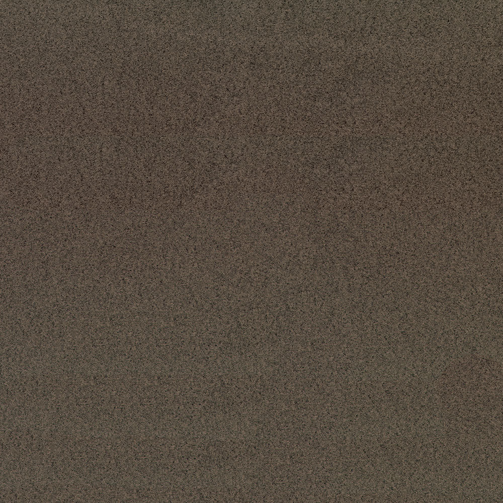 Close-up of dark brown fabric texture with a soft nap and even color.