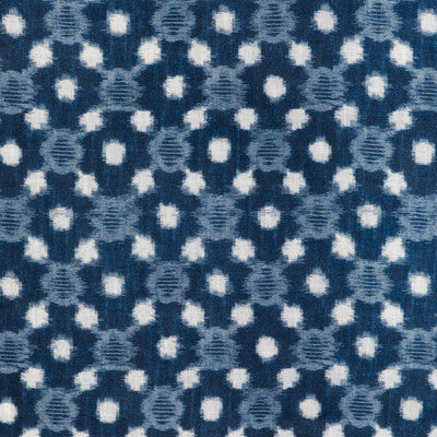 KRAVET COUTURE INDOOR / OUTDOOR IKAT/SOUTHWEST/KILIMS INDIGO,WHITE,BLUE   - ANJUNA.51.0