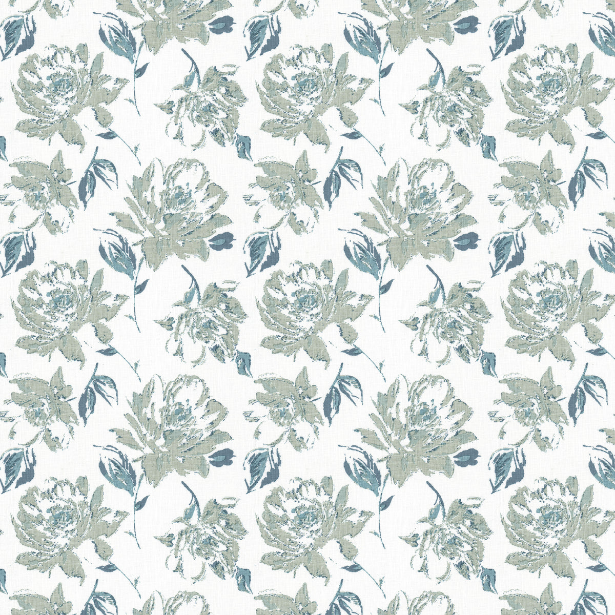 STOUT TEXTILES  MULTIPURPOSE,PRINT TRANSITIONAL,, FLORAL VAPOR   - ANON-2