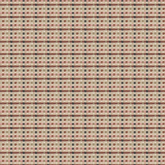 STOUT TEXTILES  MULTIPURPOSE,WOVENS TRANSITIONAL,, PLAID/CHECK CRANBERRY   - ANTL-1