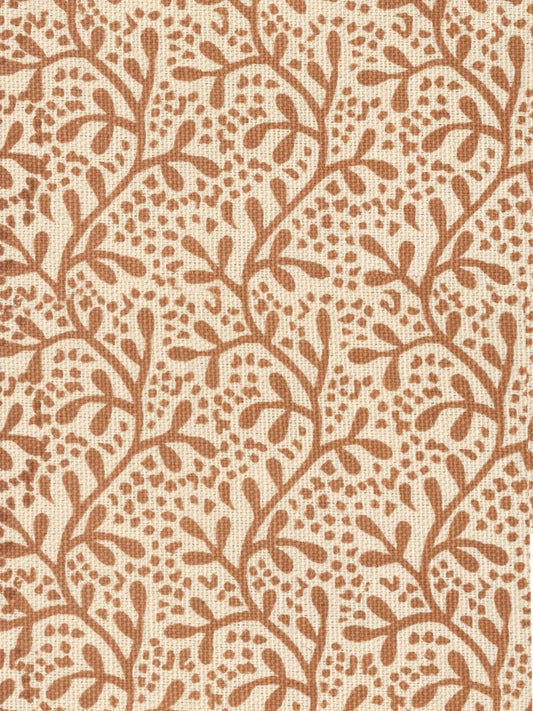 SCALAMANDRE OUTLET  FABRIC CORAL  FABRIC BROWN   - AO 00044000 NEW SKU # AO40000004