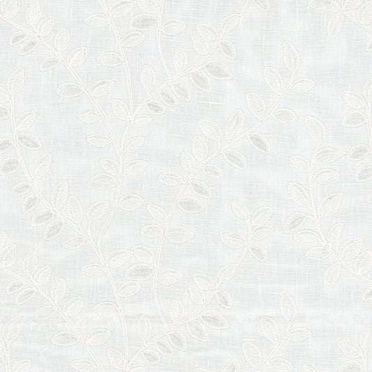 STOUT TEXTILES  DRAPERY,EMBROIDERIES TRADITIONAL, LEAF FROST   - APAC-1