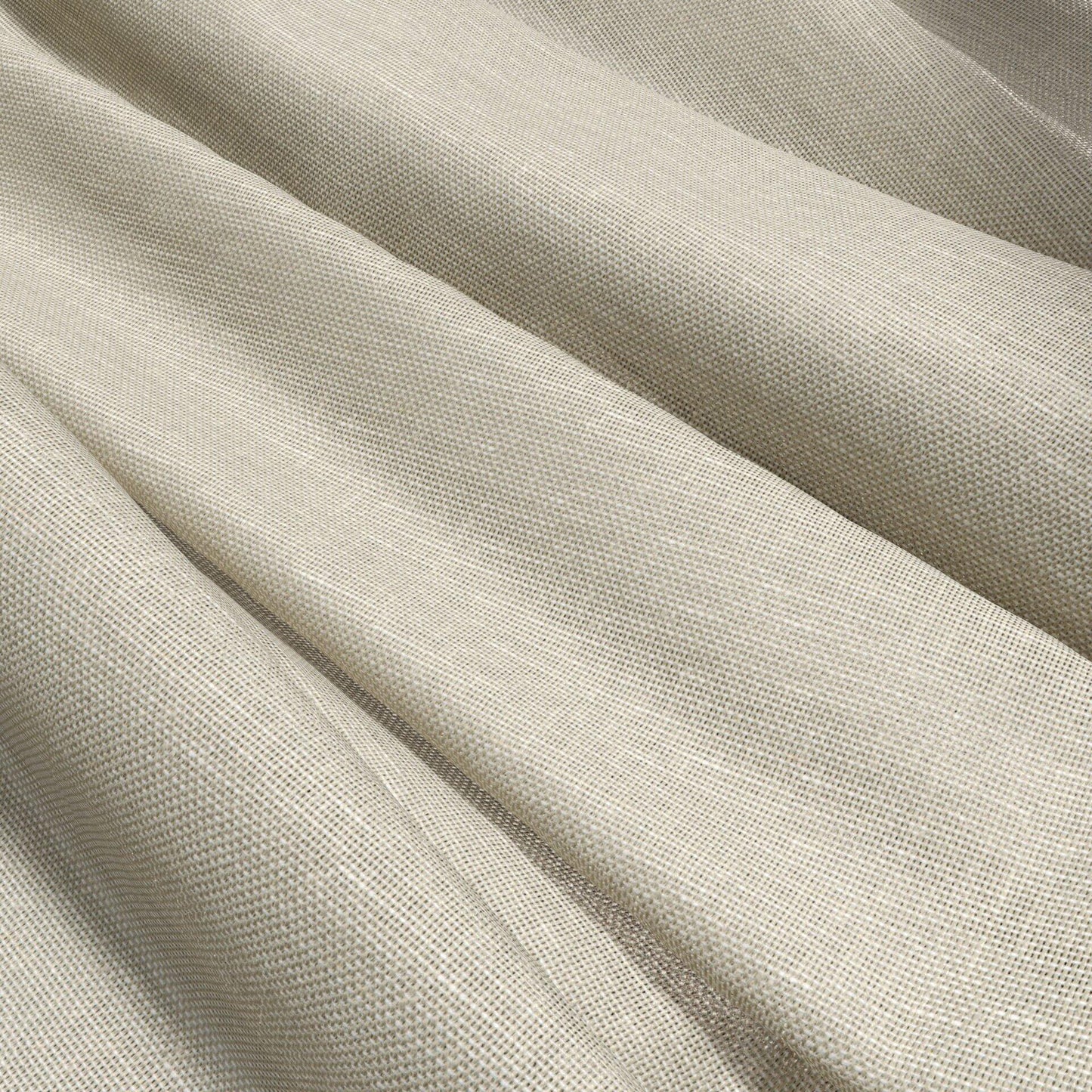 APOLLO brown and green textured woven fabric, plain weave, sheer with a soft drape.