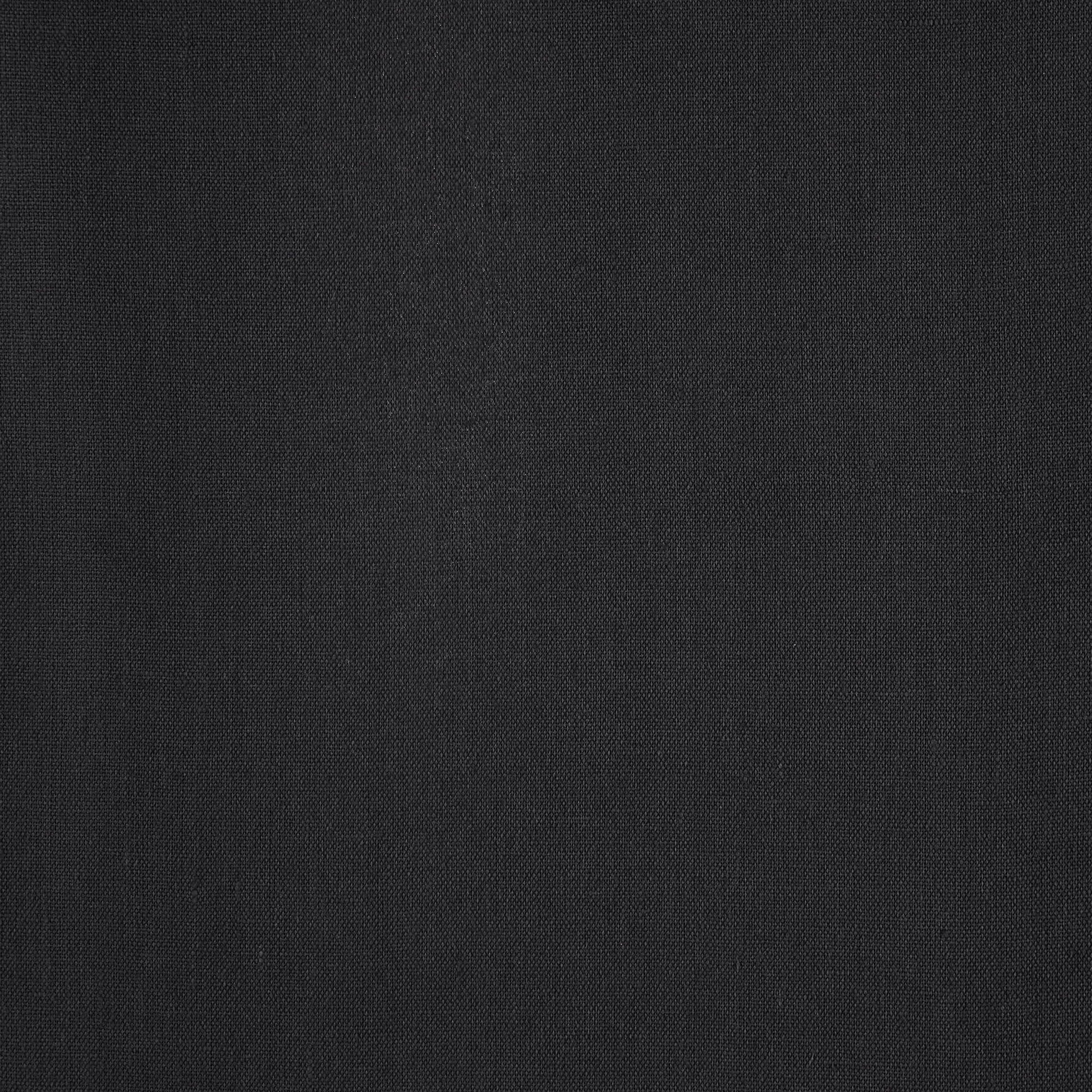 Dark charcoal woven fabric texture close-up, versatile for apparel or upholstery.
