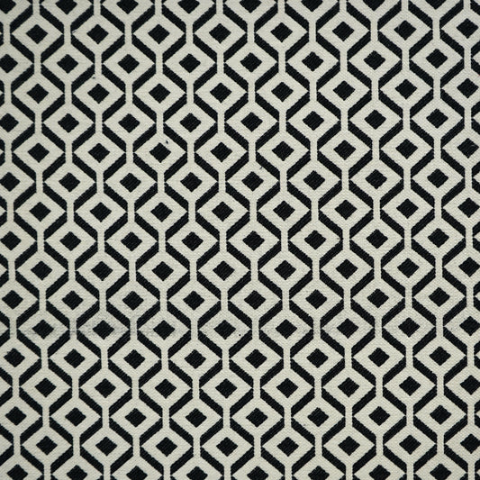 JF Fabrics ARCADE 98 Fabric Transitional,Contemporary,Diamond,Geometric Black  Jacquard,Texture - 5819498 J7011