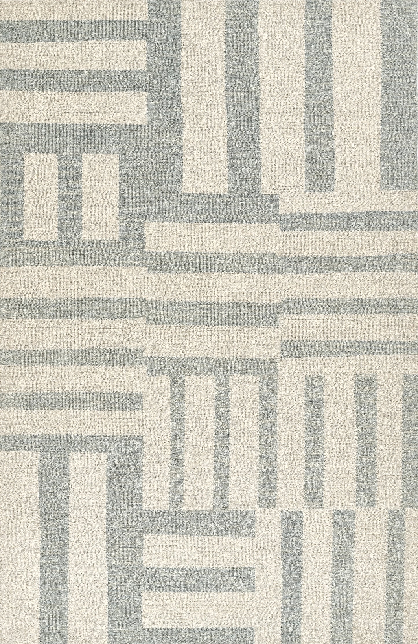 9x12 blue modern geometric wool area rug with bold shapes and high low texture, hand tufted luxury rug for living room bedroom, contemporary soft durable carpet with sculptural design, stylish modern home decor rug for high traffic spaces
