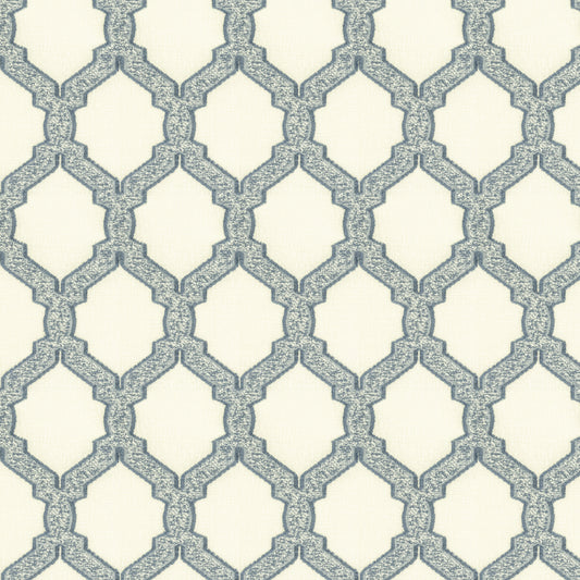 STOUT TEXTILES  DRAPERY,WOVEN TRANSITIONAL,, OGEE CADET,FEDERAL   - ARDE-1