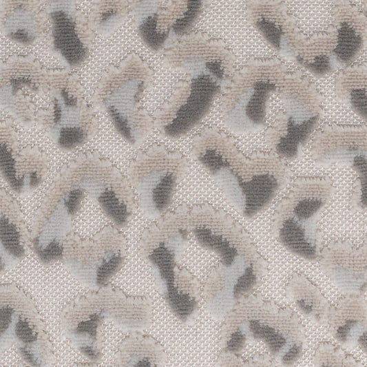 STOUT TEXTILES  UPHOLSTERY,VELVET TRADITIONAL, ANIMAL SKIN DOVE   - ARGU-1
