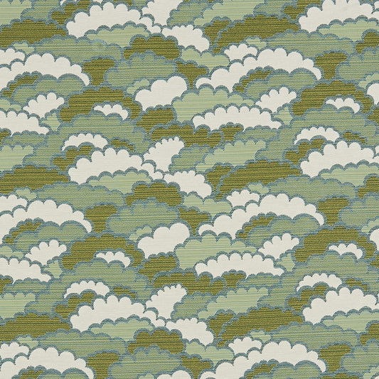 JF Fabrics inside-out ARISE 65 Fabric Transitional,Contemporary,Novelty Blue,Green  Jacquard,Outdoor,Texture - 7829565 J8401