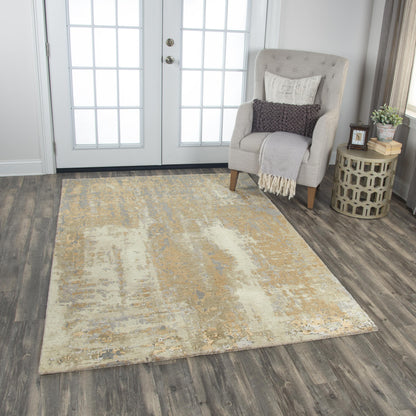 Rug, 10' x 13', contemporary design.