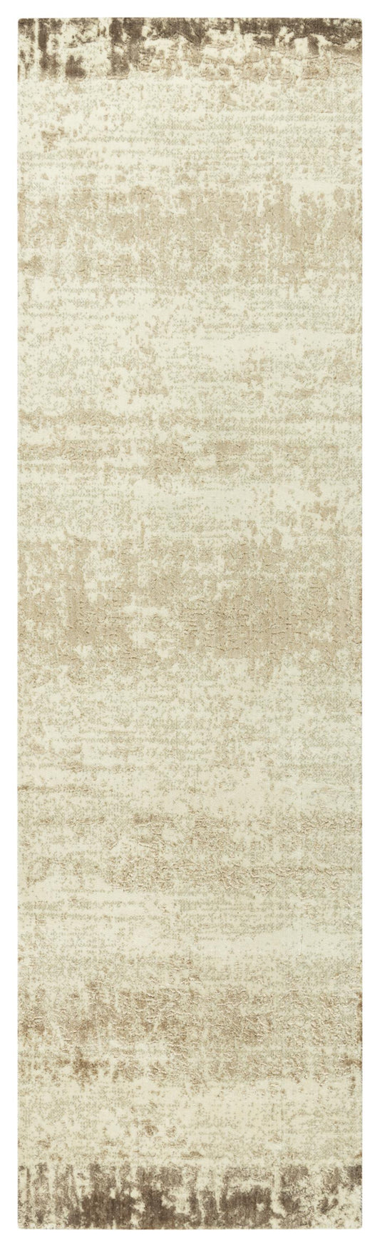 Contemporary rug runner, 2' x 10', pattern visible.